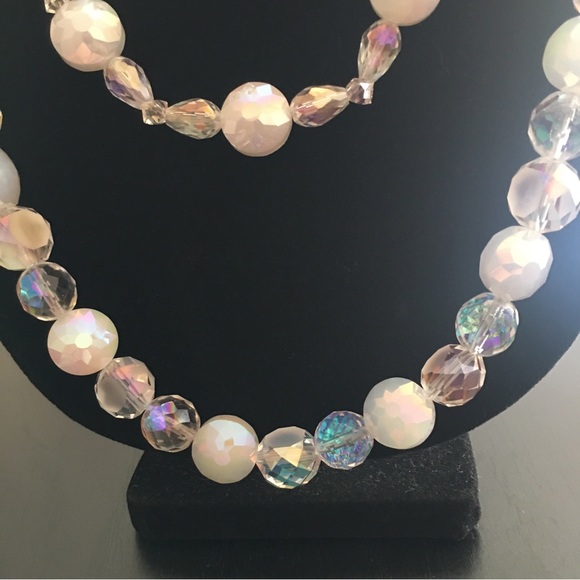 3 Crystal & Glass Necklaces With Earrings - Picture 3 of 16